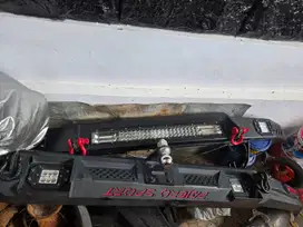 Bumper depan dan belakang besi pajero dakar
