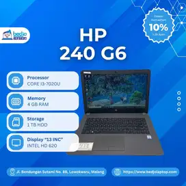 LAPTOP HP 240 G6 TERCANGGIH!, LAPTOP SECOND MALANG