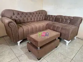 Sofa L Putus | Sofa L Minimalis | Sofa Ruang Tamu | Sofa Sudut