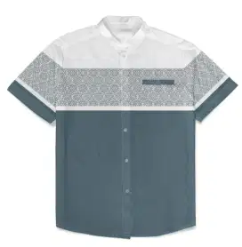 Kemeja Koko Printing Lengan Pendek/lengan panjang