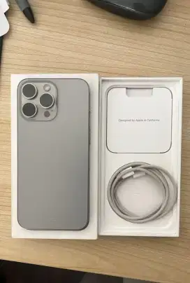 Iphone 15 promax natural titanium internal 256gb