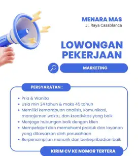 Marketing Atau bagian Operator TLP