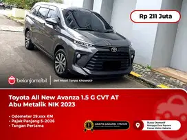 [PAJAK PANJANG] Toyota New Avanza 1.5 G CVT AT Abu 2023/2024