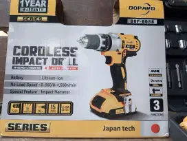 Bor cordless Impact drill 3in1