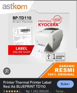 Printer thermal bp td-110
