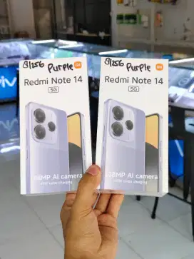 Xiaomi Redmi Note 14 5G 8/256GB (new) *BISA COD/DIANTAR
