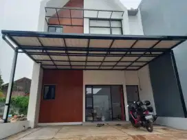 Kanopi atap upvc alderon double layer