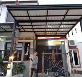 Kanopi atap upvc alderon double layer