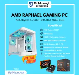 PC Rakitan Combo AMD Ryzen 5 7500 With RTX 4060 8GB GDDR6