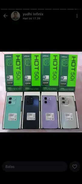 INFINIX HOT 50I NFC RAM 6GB+6GB/128GB GARANSI RESMI