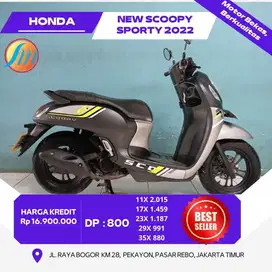 HONDA NEW SCOOPY TAHUN 2022 GRATIS KIRIM SEJABODETABEK, SIAP PAKAI