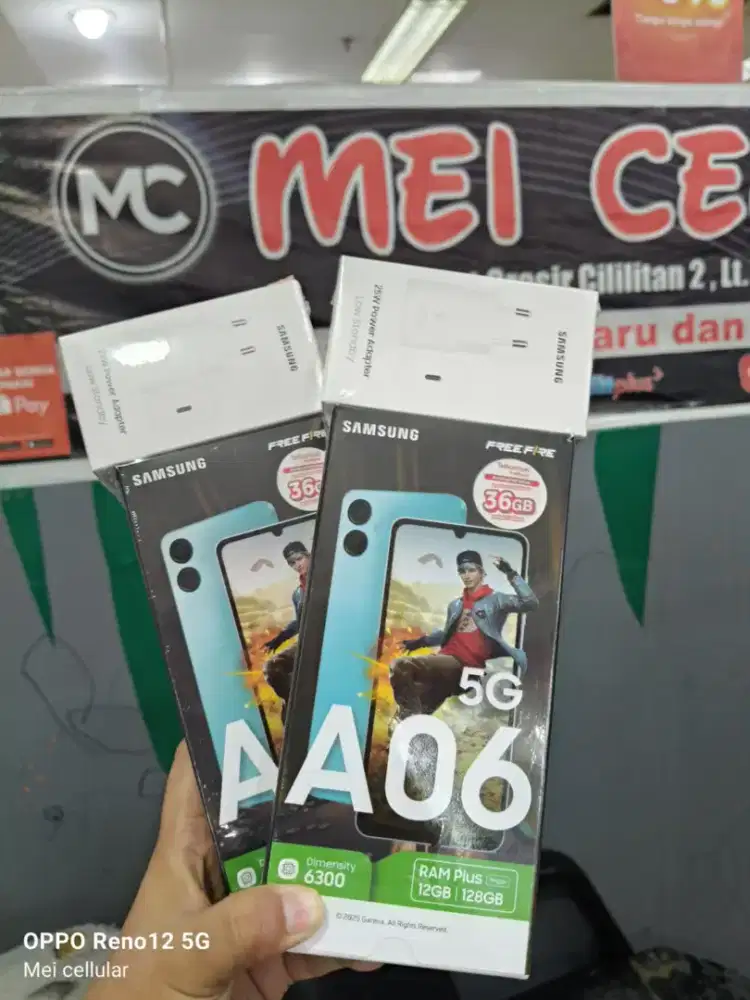 Hp Samsung A06 5G baru segel garansi resmi bisa tuker tambah kredit