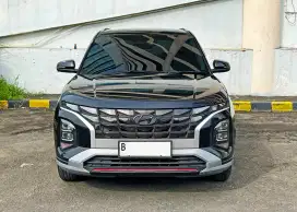 Km 15rb Creta Prime AT 2022 Matic Hyundai Hitam bs TT usd 2023