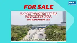 Dijual Cepat Tanah Industri Samping Tol Delta Silicon1Lippo Cikarang