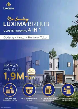 GUDANG LUXIMA BUSINESS PARK LOKASI STRATEGIS DEKAT BANDARA SOETTA
