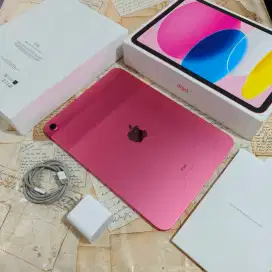 iPad 10 64GB WiFi Like New Fullset Original - Pink