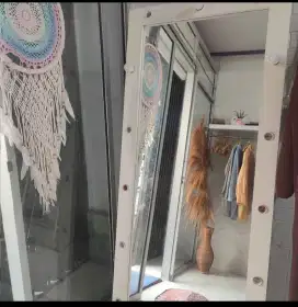 Di jual cermin/ rak gantung