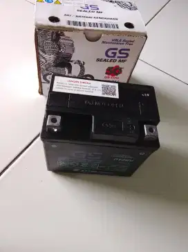Di jual aki kendaraan merk GS gasan aki kndraan kw gsn aerox,nmax,Lexi