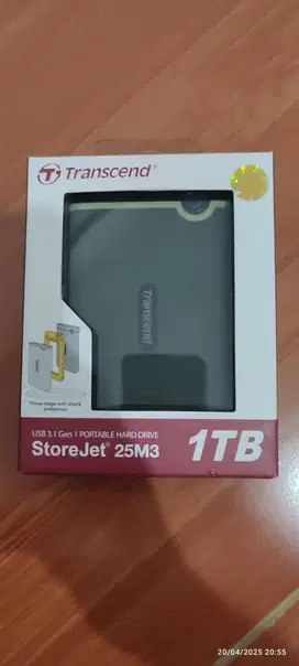Harddisk Eksternal Transcend 1TB Storejet 25M3 Murah