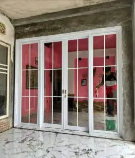 Pintu alumunium dan jendela