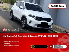 [ SUNROOF ] Kia Sonet 1.5 Premier 5Seater AT Putih BOSE 2023/2024