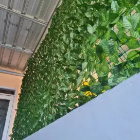 Daun sintetis hiasan rumah,kafe teras premium 1x3