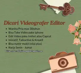 Videografer & Editor makanan