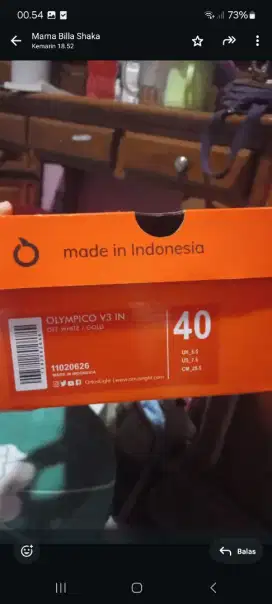 Futsal series Ortus Olympico v3 in size 40 off White/Gold