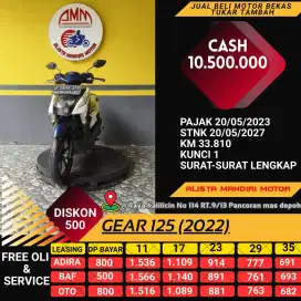 JUAL MOKAS GEAR 125 2022 BAYAR VIA SHOPEE TOKPED KREDIVO INDODANA DLL