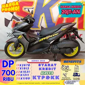 (bayar hanya 250 bisa bawa plng MTR) aerox 2022 cash credt