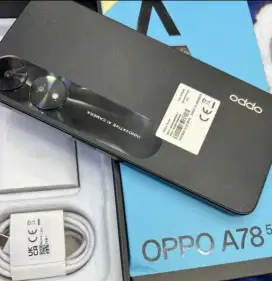 Murah hp oppo A78 8/128 lkp mulus normal, bs kredit/bs TT