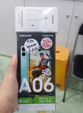 TerMurah new samsung A06 5G 6/128 grs resmi, bs kredit/bs TT