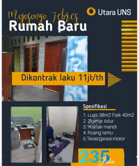 Rumah baru 38 utara UNS