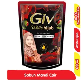 HARGA PROMO: Body Wash GIV White/ Hijab 400 ml