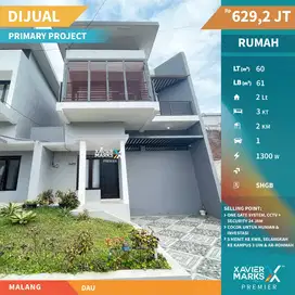 Dijual Rumah Baru Modern 2 Lantai View Gunung di Dau Malang
