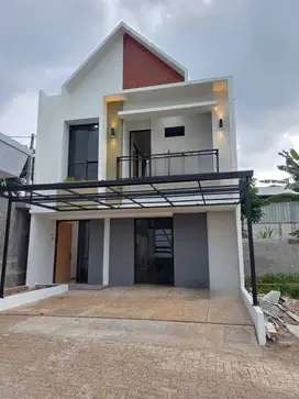 Rumah cluster cakep super murah dijatiasih 600jt an type 2lantai