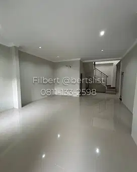 Rumah baru 135m2 plong lokasi strategis di Villa Melati Mas Serpong