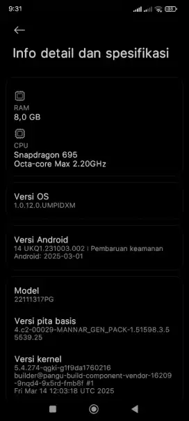 Poco x5 5G (Second, full set)