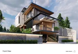 on progres rumah baru design mewah di alam sutera