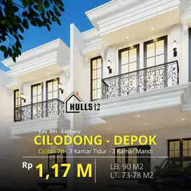 Rumah TYPE 90 Luas Tanah 73-77 | Cilodong Depok 8 Menit ke Stasiun