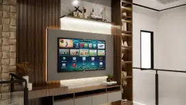 Backdrop TV minimalis mewah