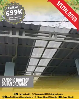 KANOPI CARPORT DAN ROOFTOP [SPECIAL PRICE]