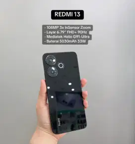 READY STOK REDMI 13 RAM 8/128GB, BERGARANSI RESMI 15BULAN