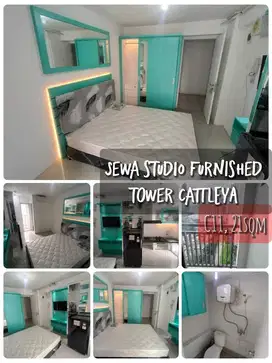 Sewa type studio apartemen Bassura City tower Cattleya