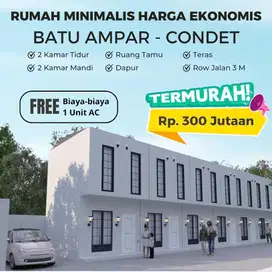 Rumah murah akses strategis, 5 menit ke pasar Kramatjati Jakarta .