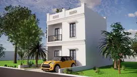 Rumah baru di jakarta selatan hadap jalan utama, lingkungan  nyaman.
