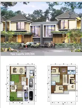 Rumah Hommy dlm cluster Premium 2.5 lantai Siap Huni GB-11367