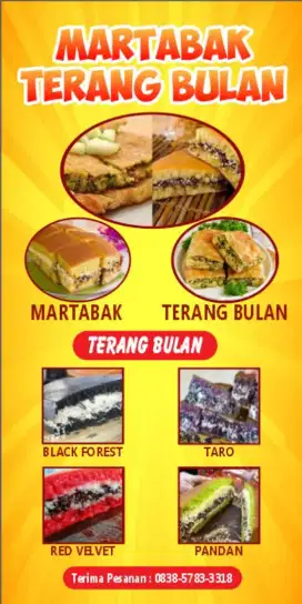 Karywan jualan martabak terang bulan