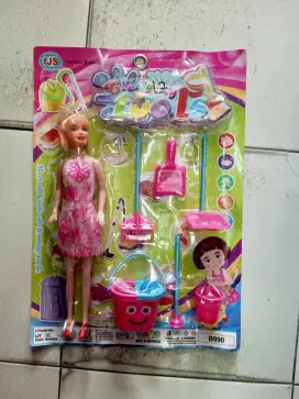 Mainan anak Barbie tools set