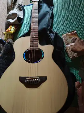 Gitar yamaha udah tanam besi